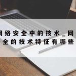 学校网络安全技术介绍|学校网络安全工作要点